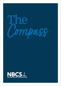 The cover of The Compass, a document setting out the founding values and principles of Northern Beaches Christian School, and its future directions.