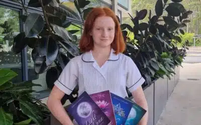 Year 7 author winner in world awards